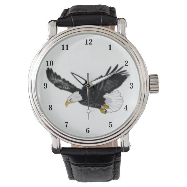 Flying American Bald Eagle Watch (Front)
