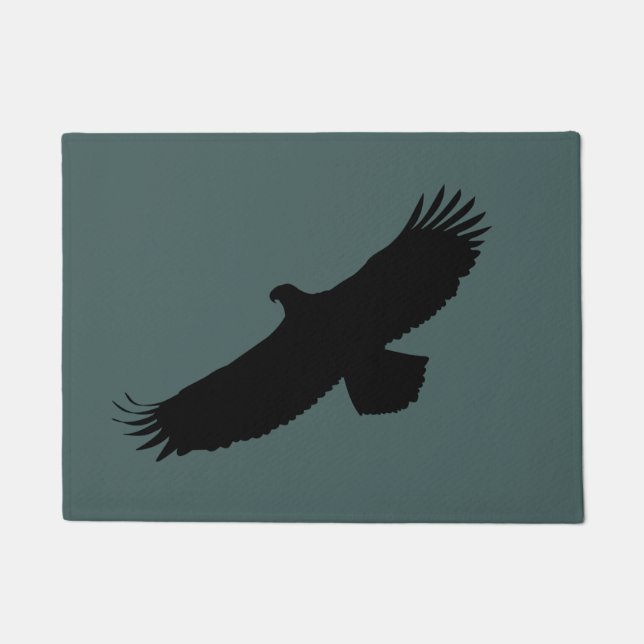 Flying American Eagle Doormat Choose Color (Front)