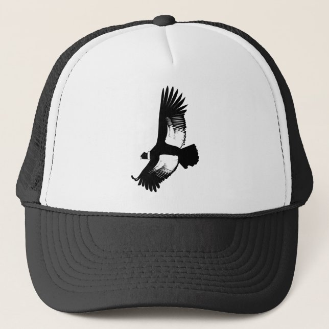 Flying Andean Condor Trucker Hat (Front)