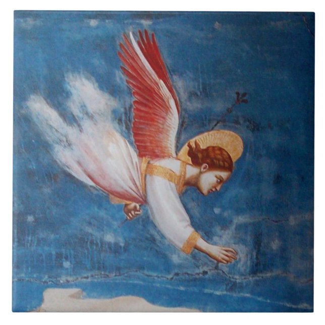 FLYING ANGEL / ST JOACHIM'S DREAM Christmas Tile (Front)