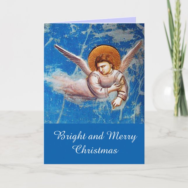 FLYING ANGELS / FLIGHT INTO EGYPT ,JOACHIM'S DREAM HOLIDAY CARD (Front)