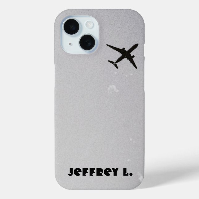 Flying Away | High Altitude Aeroplane Personalised Case-Mate iPhone Case (Back)