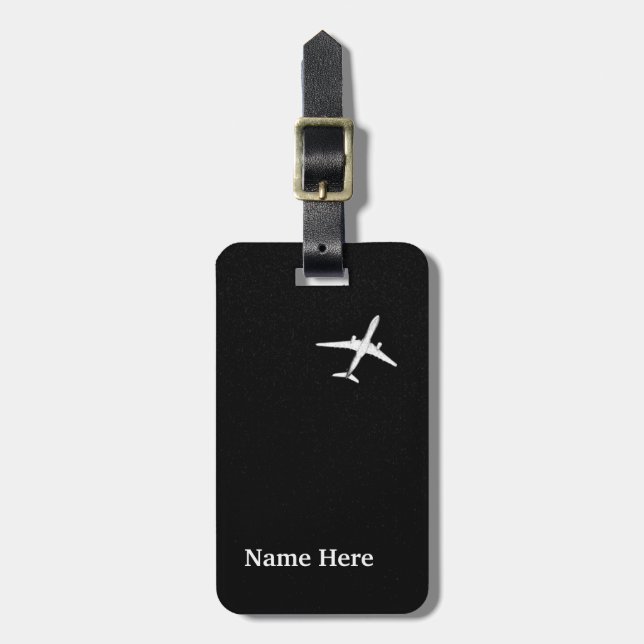 Flying Away / Jet Aeroplane / Pilots Gifts Luggage Tag (Front Vertical)