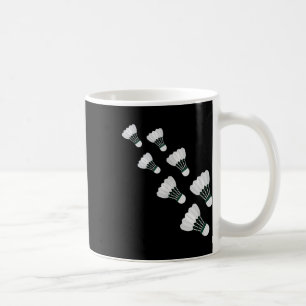 Flying Badminton Shuttles Coffee Mug
