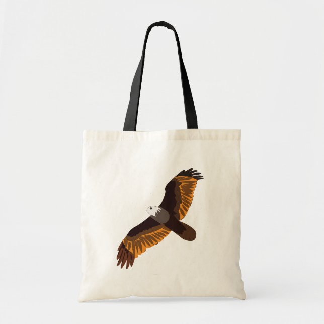 Flying Bald Eagle Bird      Tote Bag (Front)
