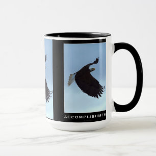 Flying Bald Eagle Motivational Mugs
