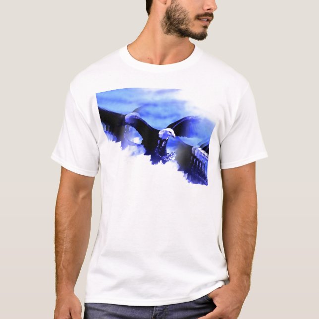 Flying Bald Eagle T-Shirt (Front)