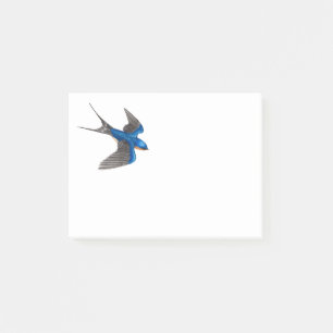 Flying Barn Swallow Post-it Notes