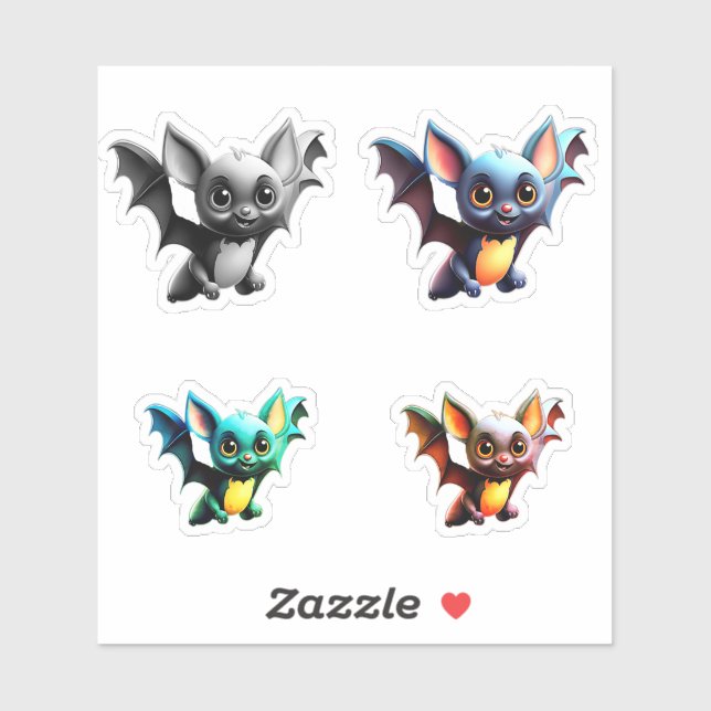 Flying Bat Custom Cut Vinyl (Sheet)