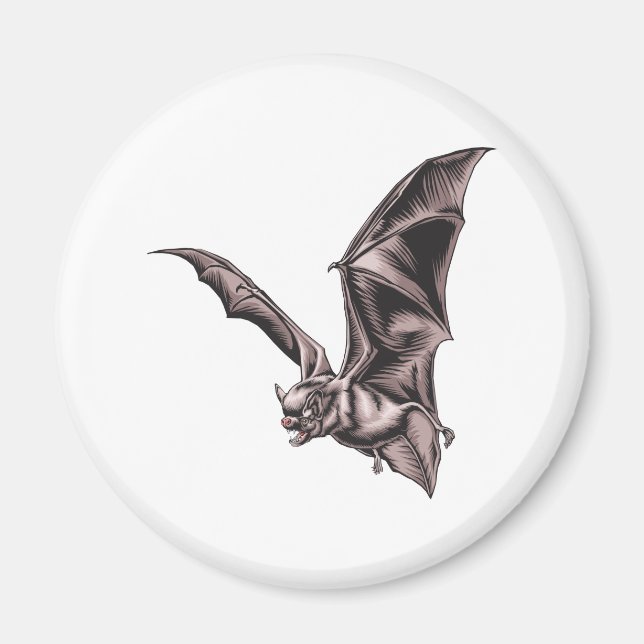 Flying Bat Magnet (Front)
