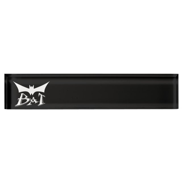 Flying bat nameplate (Front)