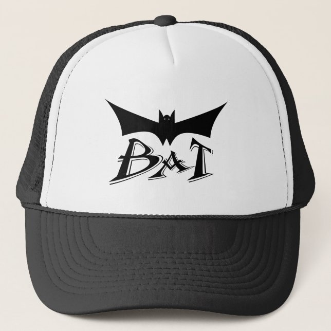 Flying bat trucker hat (Front)