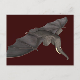 Flying Batphant Postcard