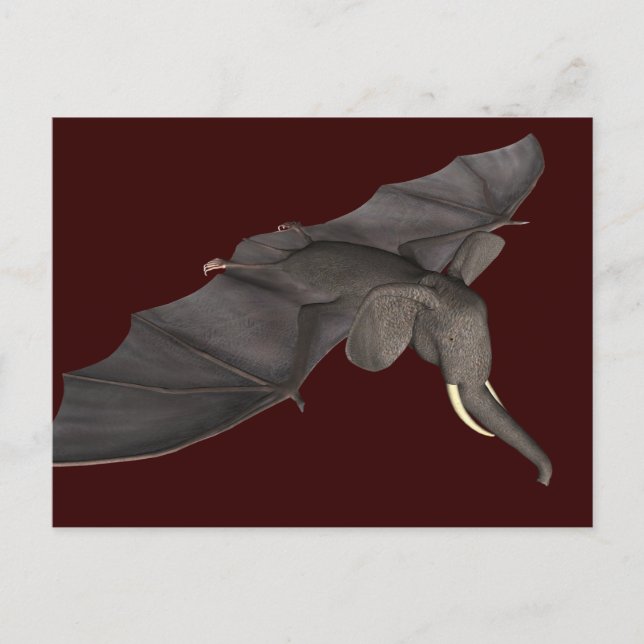 Flying Batphant Postcard (Front)