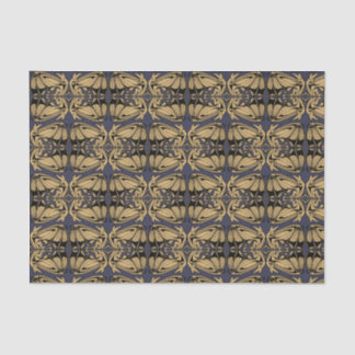Flying Bats Art Nouveau Pattern Tissue Paper