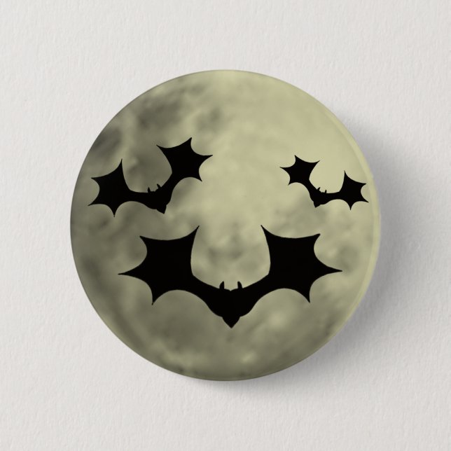 Flying Bats Button (Front)