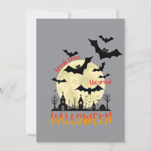 Flying Bats Invitation 