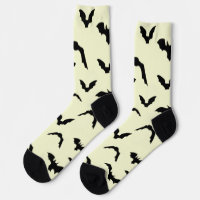 Flying Bats on Yellow