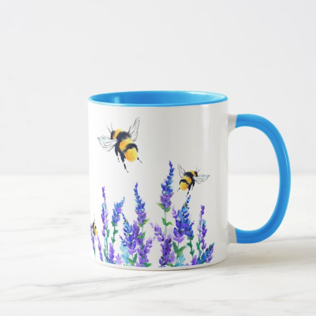 Flying Bees Coffee Mug (Right)