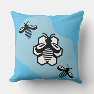 flying bees cushion