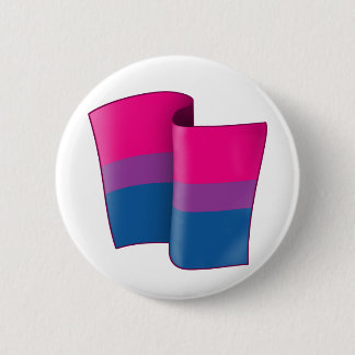 Flying Bi Pride Round Button
