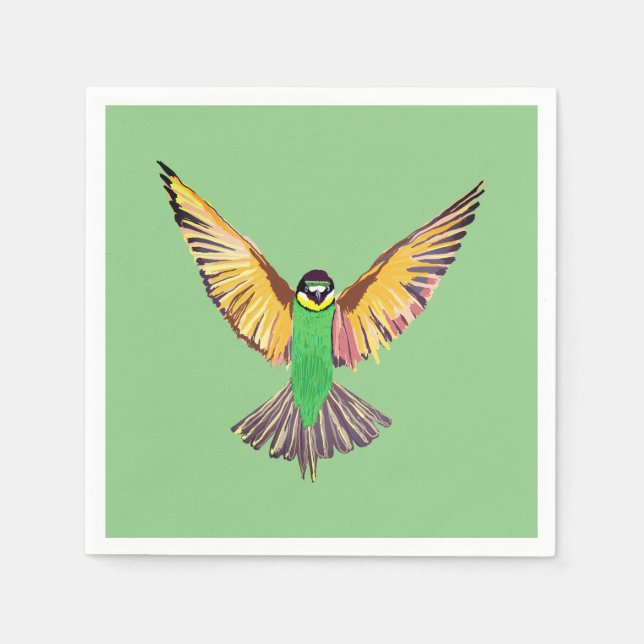 Flying Bird Napkin (Front)