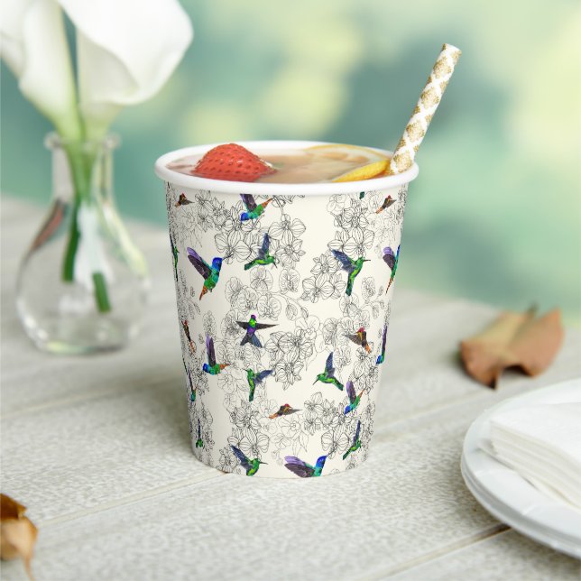 Flying Birds Paper Cups (Insitu)