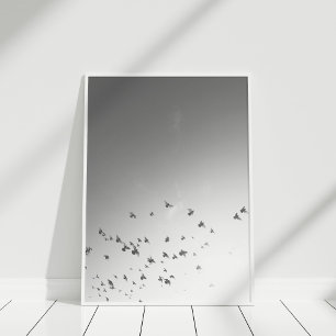 Flying Birds Poster Print