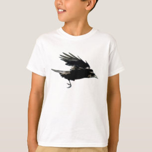 Flying Black CROW Art Fashion Shirt