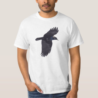 Flying Black Raven Gothic, Haida, Wildlife T-Shirt