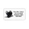 Flying Black Raven Photo Labels