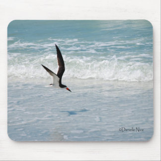Flying Black Skimmer Mousepad