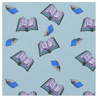 Flying Books! Fabric
