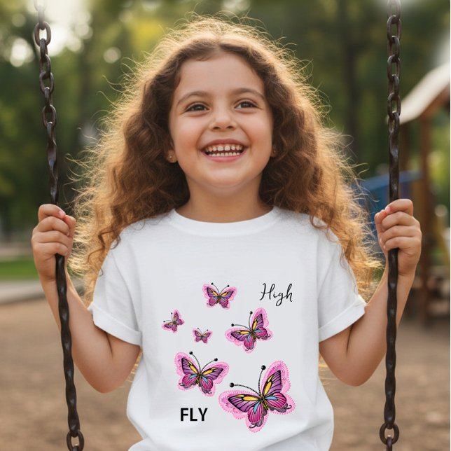 Flying butterflies  baby T-Shirt (Creator Uploaded)