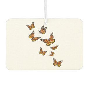 Flying Butterflies - Butterfly Lover Gardener Ento Car Air Freshener