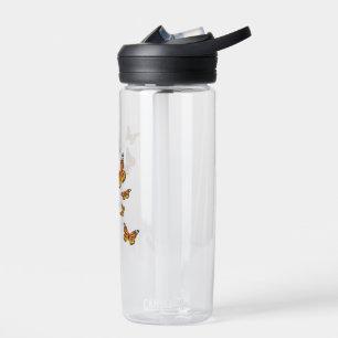 Flying Butterflies - Butterfly Lover Gardener Ento Water Bottle