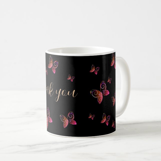 flying butterflies nature  coffee mug (Front Right)