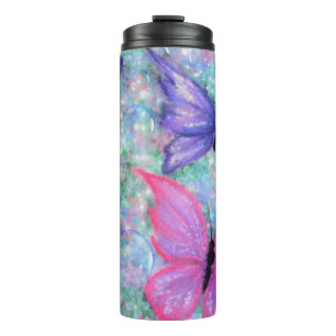 Flying Butterflies Thermal Tumbler