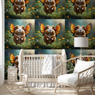 Flying Butterfly Guinea Pig, Wallpaper