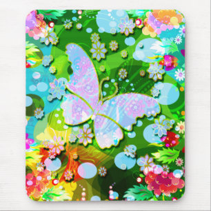 Flying Butterfly Mouse Pad