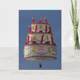 flying cake card