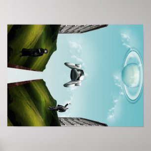 flying car poster