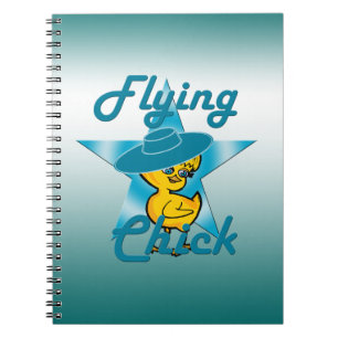 Flying Chick #7 Spiral Notebook