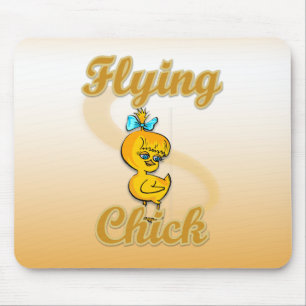 Flying Chick Mouse Pad