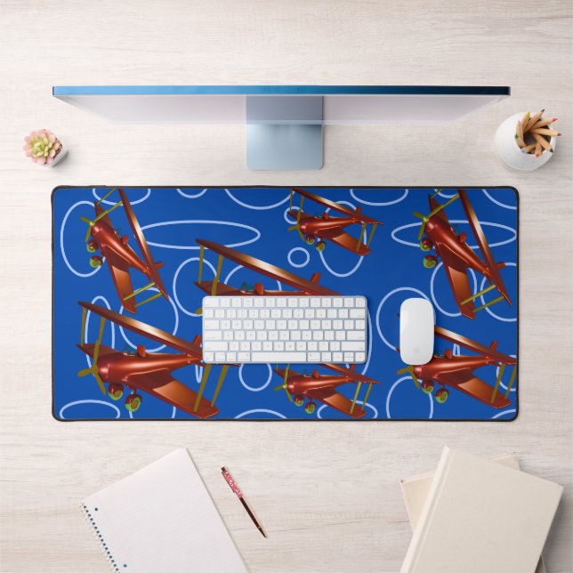 Flying Circles Desk Mat (Office 1)