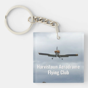 Flying Club with Light Aircraft Flying Club Member Key Ring