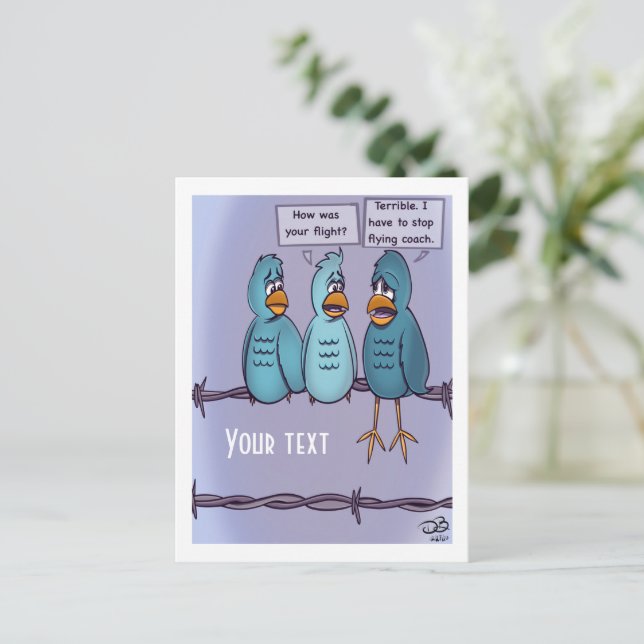 Flying Coach Postcard (Standing Front)