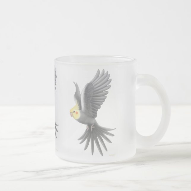 Flying Cockatiel Mug (Right)