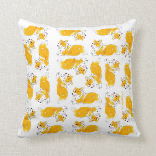 Flying Corgis Pillow