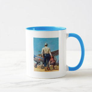 Flying Cowboy by Mead Schaeffer Mug